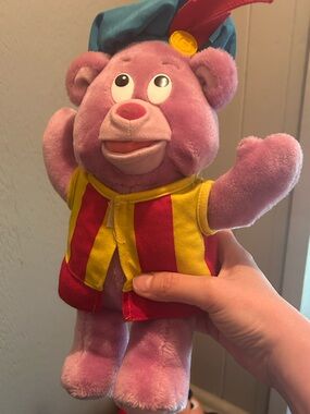 Vintage gummy bear 1980s plush